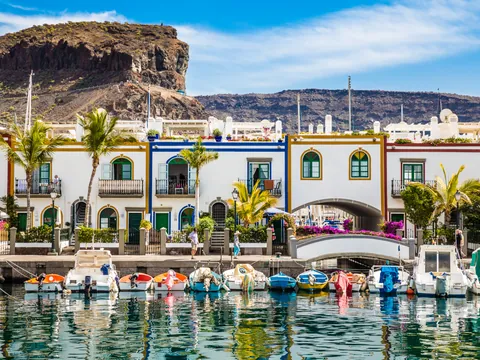 A la zona de los canales del Puerto Magán se la conoce como la pequeña Venecia.