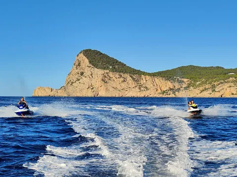 excursión Moto Agua Ibiza Cala Salada Sant Antoni