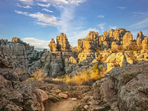 Torcal de Antequera, formaciones de roca caliza