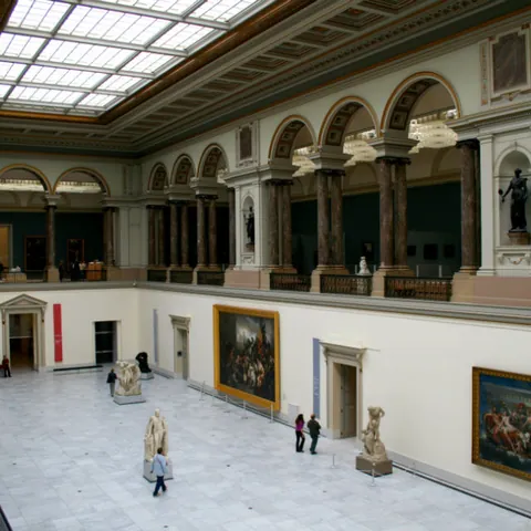 Interior del Museo de Bellas Artes de Bruselas