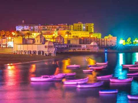 free tour Cádiz nocturno Playa Caleta Puerto visita guiada
