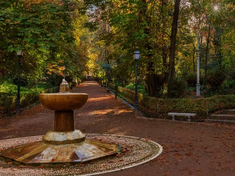 Fuente en los bosques de la Alhambra
