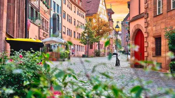 Calle típica de Núremberg- Tour tercer Reich y barrio judío