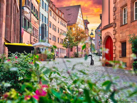 Calle típica de Núremberg- Tour tercer Reich y barrio judío