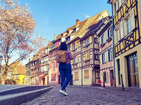 visita Autoguiada español Colmar Alsacia Francia