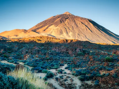 Vista soleada del Teide, Tenerife