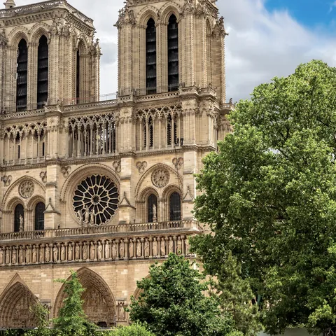 Fachada de la Catedral de Notre Dame