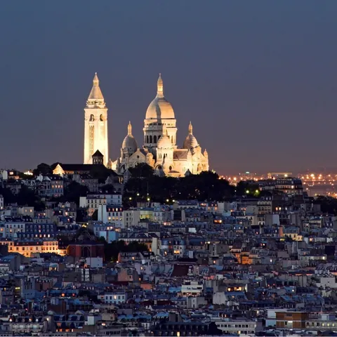 Barrio Montmartre y Sagrado Corazon de noche, Buendía tours